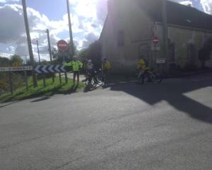 Petite pause pendant la réparation.